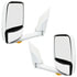 Velvac 715446 Door Mirror 2020 Deluxe Series Door Mirror - White, 102" Body Width, Deluxe Head, Driver and Passenger Side
