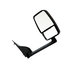 715450 by VELVAC - 2020 Deluxe Series Door Mirror - Black, 96" Body Width, Deluxe Head, Passenger Side