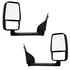 Velvac 715452 Door Mirror 2020 Deluxe Series Door Mirror - Black, 102" Body Width, Deluxe Head, Driver and Passenger Side
