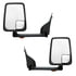 Velvac 715455 Door Mirror 2020 Standard Door Mirror - Black, 96" Body Width, Standard Head, Driver and Passenger Side