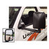 715463 by VELVAC - 2020 Standard Door Mirror - Black, 86" Body Width, 9.50" Arm, Standard Head, Driver Side