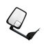 715463 by VELVAC - 2020 Standard Door Mirror - Black, 86" Body Width, 9.50" Arm, Standard Head, Driver Side