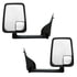 Velvac 715464 Door Mirror 2020 Standard Door Mirror - Black, 96" Body Width, 14.50" Arm, Standard Head
