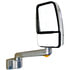 Velvac 715472 Door Mirror 2030 Series Door Mirror - Chrome, 9" Radius Base, 17" Lighted Arm, Deluxe Head, Passenger Side