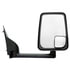 Velvac 715518 Door Mirror 2020 Standard Door Mirror - Black, 86" Body Width, 9.50" Arm, Standard Head, Passenger Side