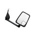 Velvac 715518 Door Mirror 2020 Standard Door Mirror - Black, 86" Body Width, 9.50" Arm, Standard Head, Passenger Side