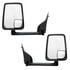Velvac 715520 Door Mirror 2020 Standard Door Mirror - Black, 96" Body Width, 14.50" Arm, Standard Head