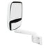 Velvac 715579 Door Mirror 2030 Series Door Mirror - White, 14" Arm, Deluxe Head, Driver Side