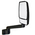 Velvac 715636 Door Mirror 2030 Series Door Mirror - Black, 20.6" Radius Base, 14" Arm, VMAX II Head, Passenger Side