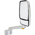 Velvac 715648 Door Mirror 2030 Series Door Mirror - Chrome, 9" Radius Base, 10" Lighted Arm, VMAX II Head, Passenger Side