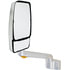 Velvac 715649 Door Mirror 2030 Series Door Mirror - Chrome, 9" Radius Base, 10" Lighted Arm, VMAX II Head, Driver Side