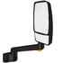 Velvac 715680 Door Mirror 2030 Series Door Mirror - Black, 14" Lighted Arm, VMAX II Head, Passenger Side