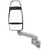Velvac 715739-4 Door Mirror 2030 Series Door Mirror - Chrome, 10" Radius Base, 14" Lighted Arm, Deluxe Head, Driver Side