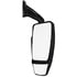 Velvac 715746 Door Mirror 2025 Full Flat w/ Top Hat Series Door Mirror - Black, Passenger Side