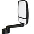 715804 by VELVAC - 2030 Series Door Mirror - Black, 14" Arm, VMAX II Head, Passenger Side