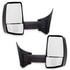 Velvac 715899 Door Mirror 2020XG Series Door Mirror - Black, 96" Body Width, Driver and Passenger Side