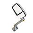 716294 by VELVAC - 2030 Series Door Mirror - Chrome, 14" Lighted Arm, Deluxe Head, Passenger Side