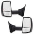 Velvac 716337 Door Mirror 2020XG Series Door Mirror - Black, 102" Body Width, Driver and Passenger Side