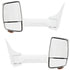 Velvac 716370 Door Mirror 2020XG Series Door Mirror - White, 102" Body Width, Driver and Passenger Side