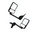 Velvac 718754 Door Mirror 2020SS Superstar Series Door Mirror - Black, 102" Body Width, Superstar Head, Driver and Passenger