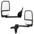 Velvac 719295 Door Mirror 2020SS Deluxe Door Mirror - Black, 96" Body Width, Deluxe Head, Driver and Passenger Side