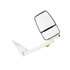 719330 by VELVAC - 2020 Deluxe Series Door Mirror - White, 96" Body Width, Deluxe Head, Passenger Side