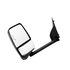 719337 by VELVAC - 2020 Deluxe Series Door Mirror - Black, 96" Body Width, Deluxe Head, Driver Side