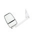 719363 by VELVAC - 2020 Deluxe Series Door Mirror - White, 102" Body Width, Deluxe Head, Passenger Side