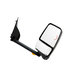 719390 by VELVAC - 2020 Deluxe Series Door Mirror - Black, 102" Body Width, Deluxe Head, Passenger Side