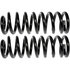 566-165 by DORMAN - Coil Spring Set - Front, Constant Rate, Standard, Black, Powdercoat, Steel