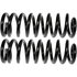 566-165 by DORMAN - Coil Spring Set - Front, Constant Rate, Standard, Black, Powdercoat, Steel