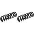 566-165 by DORMAN - Coil Spring Set - Front, Constant Rate, Standard, Black, Powdercoat, Steel