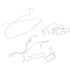 919-035 by DORMAN - Preformed Brake Line