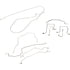 Dorman 919-038 Brake Hydraulic Line Kit Preformed Brake Line