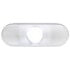 Truck-Lite 99184C Headlight Lens Dome Light Lens - Oval, Clear, Polycarbonate, Snap-Fit