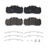 Torqstop 23D1310 Disc Brake Pad Set Disc Brake Pad Set - with Hardware, FMSI No. D1310-8425, 23K GAWR