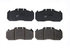 23D1310 by TORQSTOP - Disc Brake Pad Set - with Hardware, FMSI No. D1310-8425, 23K GAWR