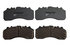 23D1203 by TORQSTOP - Disc Brake Pad Set - with Hardware, FMSI No. D1203-8323, 23K GAWR