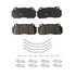 23D1312 by TORQSTOP - Disc Brake Pad Set - with Hardware, FMSI No. D1312-8427, 23K GAWR