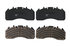 23D1311 by TORQSTOP - Disc Brake Pad Set - with Hardware, FMSI No. D1311-8426, 23K GAWR