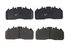 23D1323 by TORQSTOP - Disc Brake Pad Set - with Hardware, FMSI No. D1323-8435, 23K GAWR