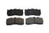 23D1370 by TORQSTOP - Disc Brake Pad Set - with Hardware, FMSI No. D1370-8470, 23K GAWR