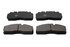 23D1438 by TORQSTOP - Disc Brake Pad Set - with Hardware, FMSI No. D1438-8556, 23K GAWR