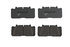 23D1518 by TORQSTOP - Disc Brake Pad Set - with Hardware, FMSI No. D1518-8727, 23K GAWR