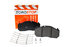 23D1407 by TORQSTOP - Disc Brake Pad Set - with Hardware, FMSI No. D1407-8515, 23K GAWR