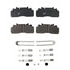 23D1438 by TORQSTOP - Disc Brake Pad Set - with Hardware, FMSI No. D1438-8556, 23K GAWR