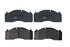 23D1560 by TORQSTOP - Disc Brake Pad Set - with Hardware, FMSI No. D1560-8771, 23K GAWR