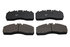 23D1708 by TORQSTOP - Disc Brake Pad Set - with Hardware, FMSI No. D1708-8931, 23K GAWR