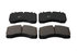 23D1777.1 by TORQSTOP - Disc Brake Pad Set - with Hardware, FMSI No. D1777-9007, 23K GAWR