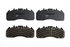 23D1708 by TORQSTOP - Disc Brake Pad Set - with Hardware, FMSI No. D1708-8931, 23K GAWR